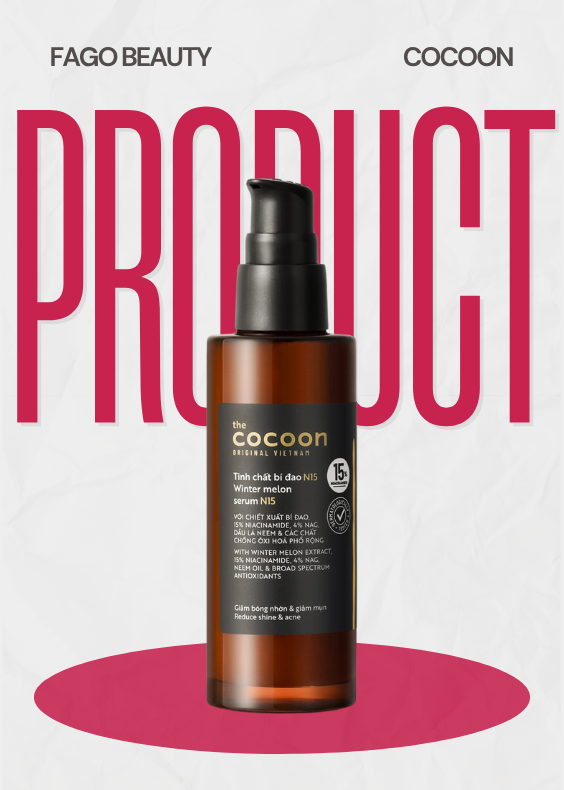 Tinh chất bí đao 15% Niacinamide N15 Cocoon 70ml